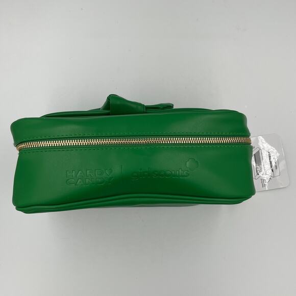 HARD CANDY X Girl Scouts Cookie Fresh Minus Crumbs! Makeup Bag Green NWT - Picture 2 of 10